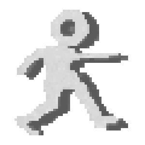 Lode Runner silhouette